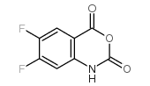 6,7-difluoroisatoic anhydride结构式