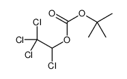 tert-butyl 1,2,2,2-tetrachloroethyl carbonate结构式