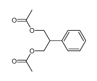 acetic acid,2-phenylpropane-1,3-diol结构式