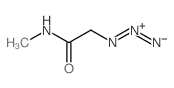 2-叠氮基-n-甲基乙酰胺结构式