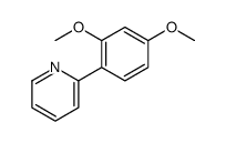 2-(2,4-dimethoxyphenyl)pyridine结构式