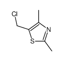 5-(Chloromethyl)-2,4-dimethyl-1,3-thiazole结构式