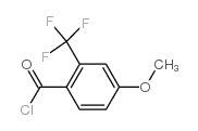 4-methoxy-2-(trifluoromethyl)benzoyl chloride结构式