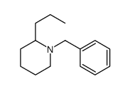 1-Benzyl-2-propylpiperidine结构式