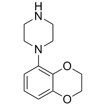 1-(2,3-二氢-1,4-苯并二烷-5-基)哌嗪盐酸盐结构式