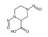 1,4-dinitrosopiperazine-2-carboxylic acid结构式