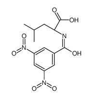 (2R)-2-[(3,5-dinitrobenzoyl)amino]-4-methylpentanoic acid结构式