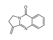 3-methylidene-1,2-dihydropyrrolo[2,1-b]quinazolin-9-one结构式