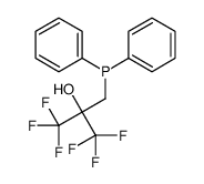 2-(diphenylphosphanylmethyl)-1,1,1,3,3,3-hexafluoropropan-2-ol结构式