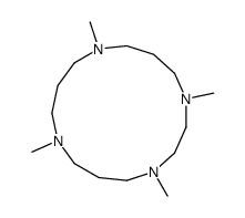 1,4,8,12-tetramethyl-1,4,8,12-tetrazacyclopentadecane结构式