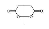 6a-methyl-3a,4-dihydro-3H-furo[2,3-b]furan-2,5-dione结构式
