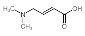 4-(dimethylamino)but-2-enoic acid结构式