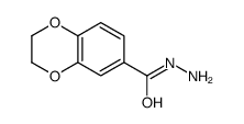 2,3-二氢-1,4-苯并二噁英-6-碳酰肼结构式