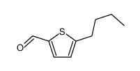 5-丁基噻吩-2-甲醛结构式