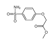 methyl 2-(4-sulfamoylphenoxy)acetate结构式