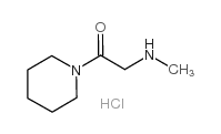 2-甲氨基-1-吗啉-4-乙酮盐酸盐结构式