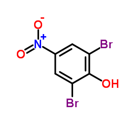 2,6-二溴-4-硝基苯酚结构式