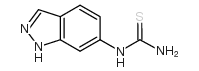 N-(1H-吲唑-6-基)硫脲结构式