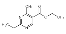 ethyl 2-ethyl-4-methylpyrimidine-5-carboxylate结构式