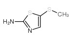 5-(甲基硫代)-2-噻唑胺结构式