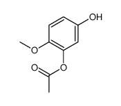 (5-hydroxy-2-methoxyphenyl) acetate结构式