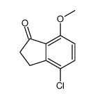 4-氯-7-甲氧基-1-茚酮结构式