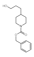 1-Cbz-4-(3-羟基丙基)-哌啶结构式