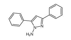 3,5-diphenylpyrazol-1-amine结构式