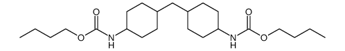 Carbamic acid, N,N'-methylenebis(4,1-cyclohexanediyl)bis-, C,C'-dibutyl ester结构式