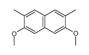 2,7-dimethoxy-3,6-dimethylnaphthalene结构式