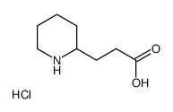 2-哌啶丙酸盐酸盐结构式