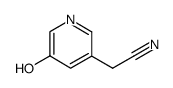 (5-hydroxy-[3]pyridyl)-acetonitrile结构式