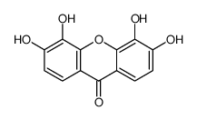 9H-Xanthen-9-one, 3,4,5,6-tetrahydroxy结构式