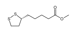 1,2-Dithiolane-3-pentanoic acid, methyl ester, (3R)结构式