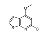 6-氯-4-甲氧基-噻吩并[2,3-b]吡啶结构式