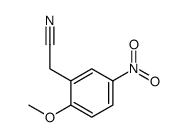 2-(2-methoxy-5-nitrophenyl)acetonitrile结构式