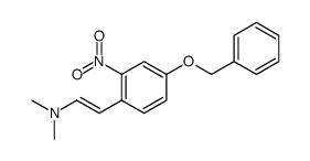 Ethenamine, N,N-dimethyl-2-[2-nitro-4-(phenylmethoxy)phenyl]-, (E)结构式
