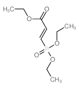 ethyl (E)-3-diethoxyphosphorylprop-2-enoate结构式