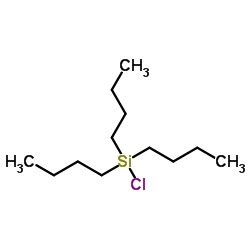 三-n-丁基氯硅烷结构式