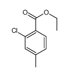 ethyl 2-chloro-4-methylbenzoate结构式