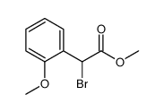 2-溴-2-(2-甲氧基苯基)乙酸甲酯结构式