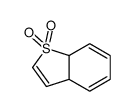 3a,7a-dihydro-1-benzothiophene 1,1-dioxide结构式