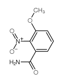 3-甲氧基-2-硝基苯甲酰胺结构式
