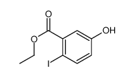 Ethyl 5-hydroxy-2-iodobenzoate结构式