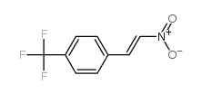 1-(4-三氟甲基苯基)-2-硝基乙烯结构式