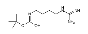 TERT-BUTYL (4-GUANIDINOBUTYL)CARBAMATE结构式