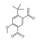 1-tert-butyl-5-methoxy-2,4-dinitrobenzene结构式