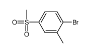 1-溴-2-甲基-4-(甲基磺酰基)苯结构式