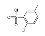 2-chloro-5-methylbenzenesulfonyl chloride结构式