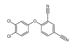 4-(3,4-dichlorophenoxy)benzene-1,3-dicarbonitrile结构式
